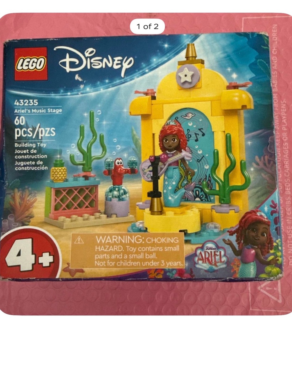 Disney LEGO Ariel Music Stage Playset - Yellow, Blue, Green